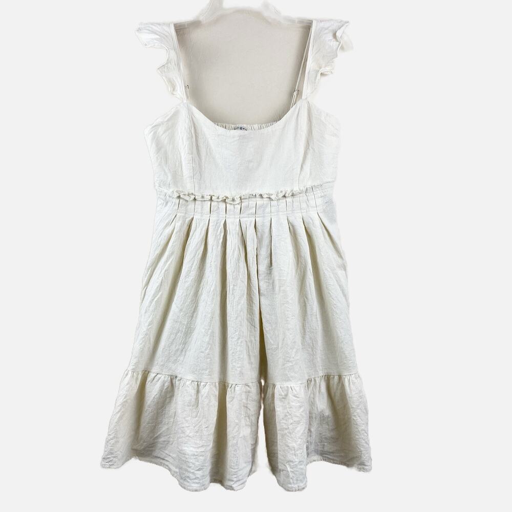 Umgee Babydoll Tiered Sleeveless Dress Womens Size L Cottagecore Boho Wedding